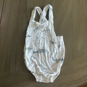 Angel Dear Whale Print Bubble 0-3 EUC